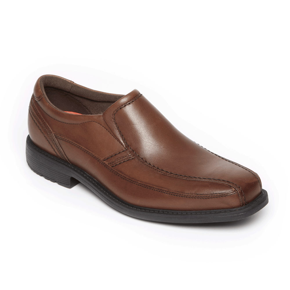 Sapato Vela Rockport Homem Marrom - Style Leader 2 Bike Toe - 45863IBTQ